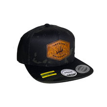 Load image into Gallery viewer, Topo Logo Flat Brim Snapback
