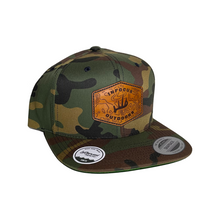 Load image into Gallery viewer, Topo Logo Flat Brim Snapback
