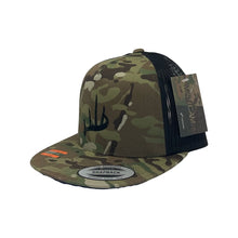 Load image into Gallery viewer, Camo Flat Brim Snapbacks
