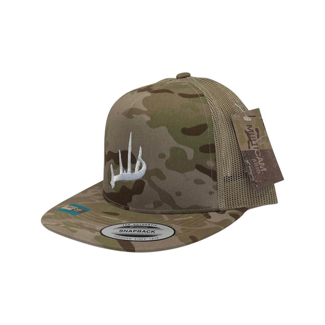 Camo Flat Brim Snapbacks