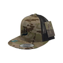 Load image into Gallery viewer, Camo Flat Brim Snapbacks
