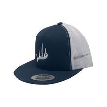 Load image into Gallery viewer, Retro Trucker Flat Brim Hats - White
