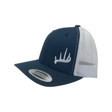 Load image into Gallery viewer, Bent Brim White Mesh Back Hats
