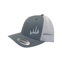 Load image into Gallery viewer, Bent Brim White Mesh Back Hats
