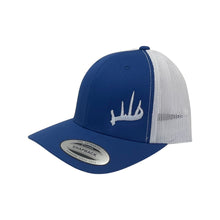 Load image into Gallery viewer, Bent Brim White Mesh Back Hats
