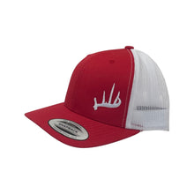 Load image into Gallery viewer, Bent Brim White Mesh Back Hats
