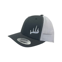 Load image into Gallery viewer, Bent Brim White Mesh Back Hats
