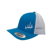 Load image into Gallery viewer, Bent Brim White Mesh Back Hats
